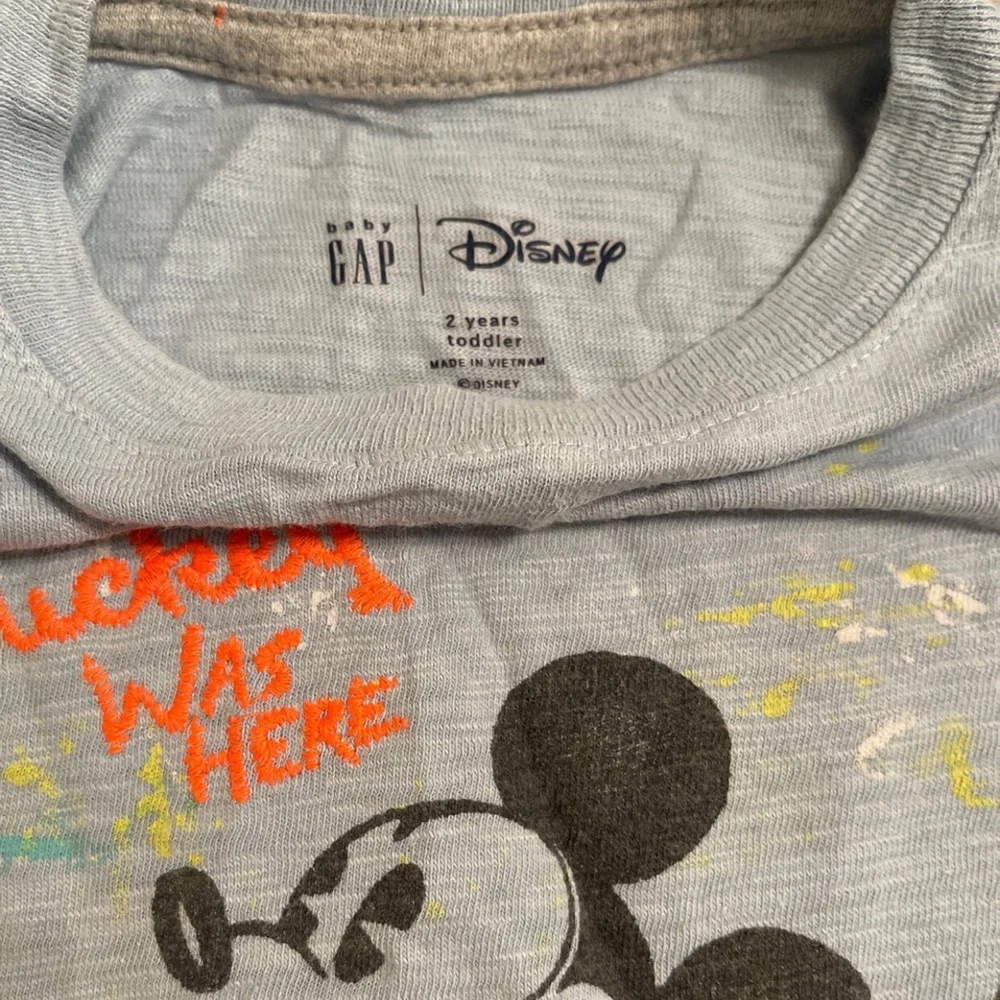 Gap Mickey Bundle Boys Size 2 ( Perfect For Topolinos Character Dining)
